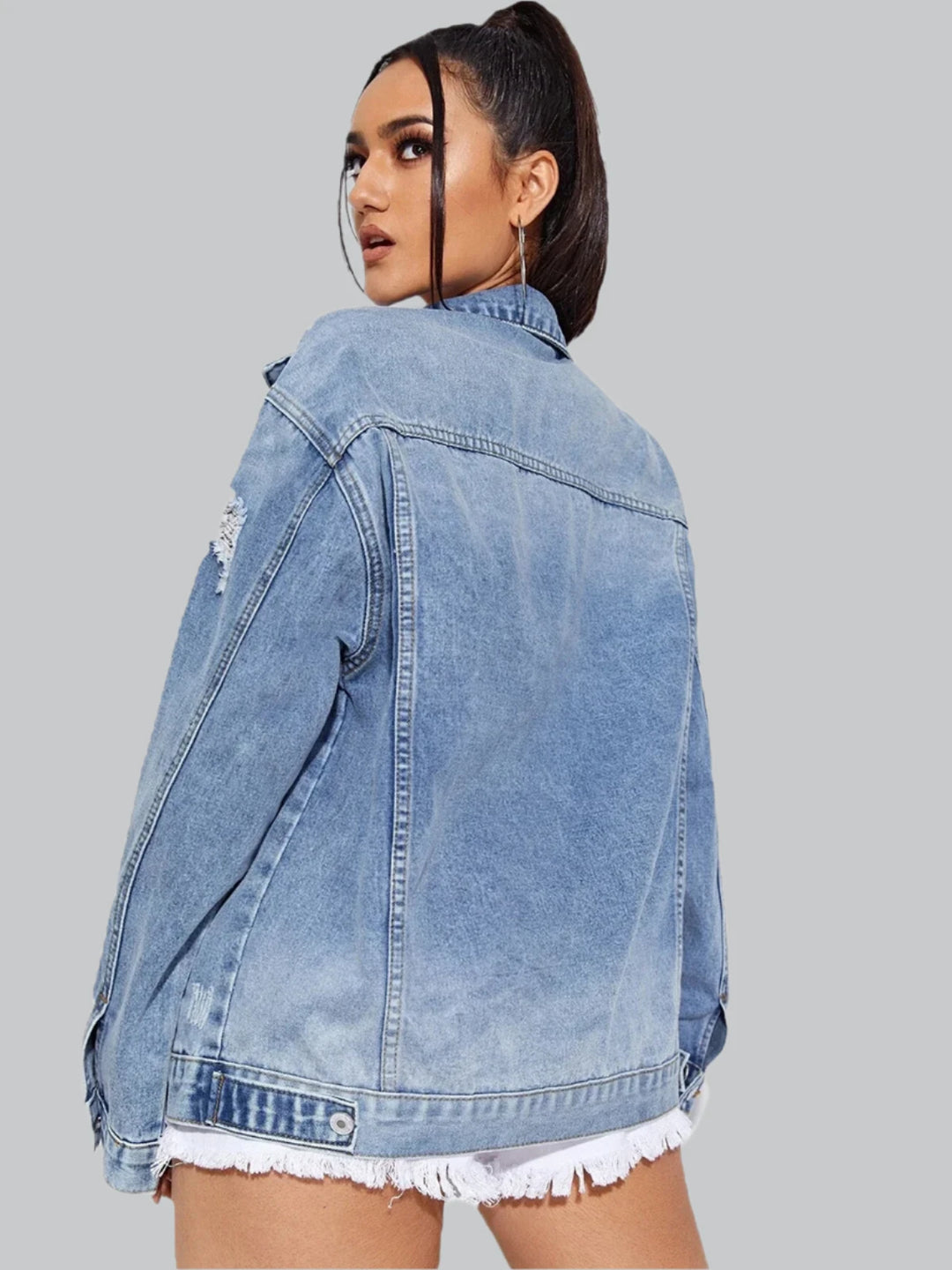 Sophie - Long Sleeve Denim Jacket for Women