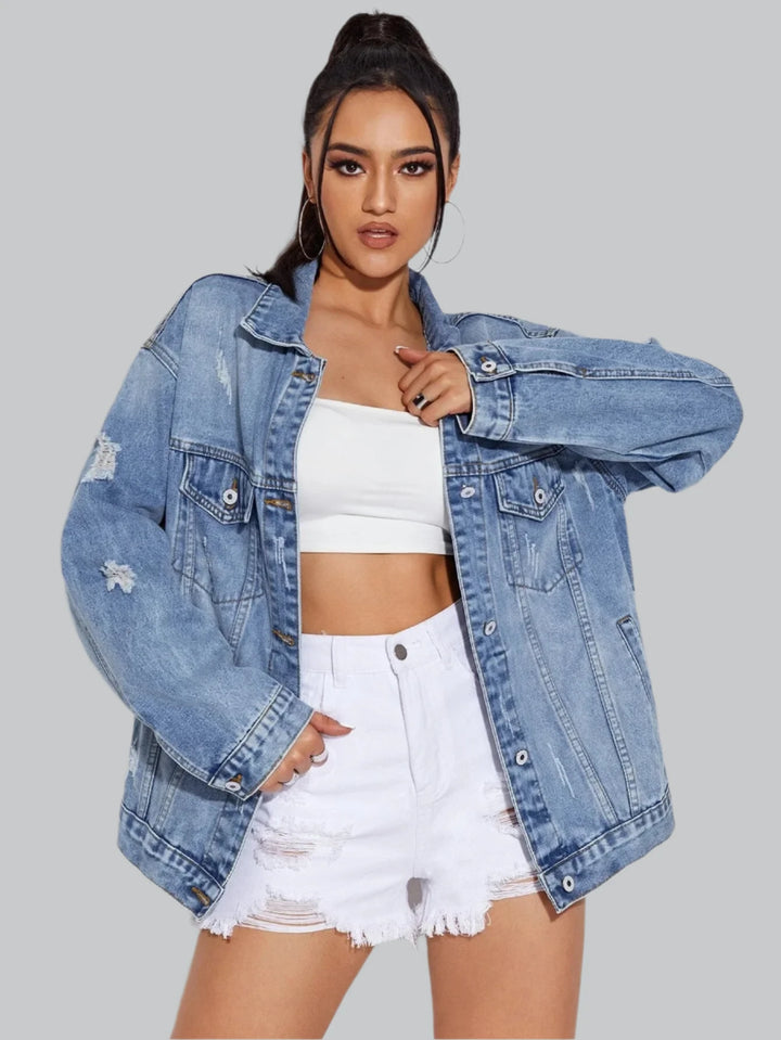 Sophie - Long Sleeve Denim Jacket for Women