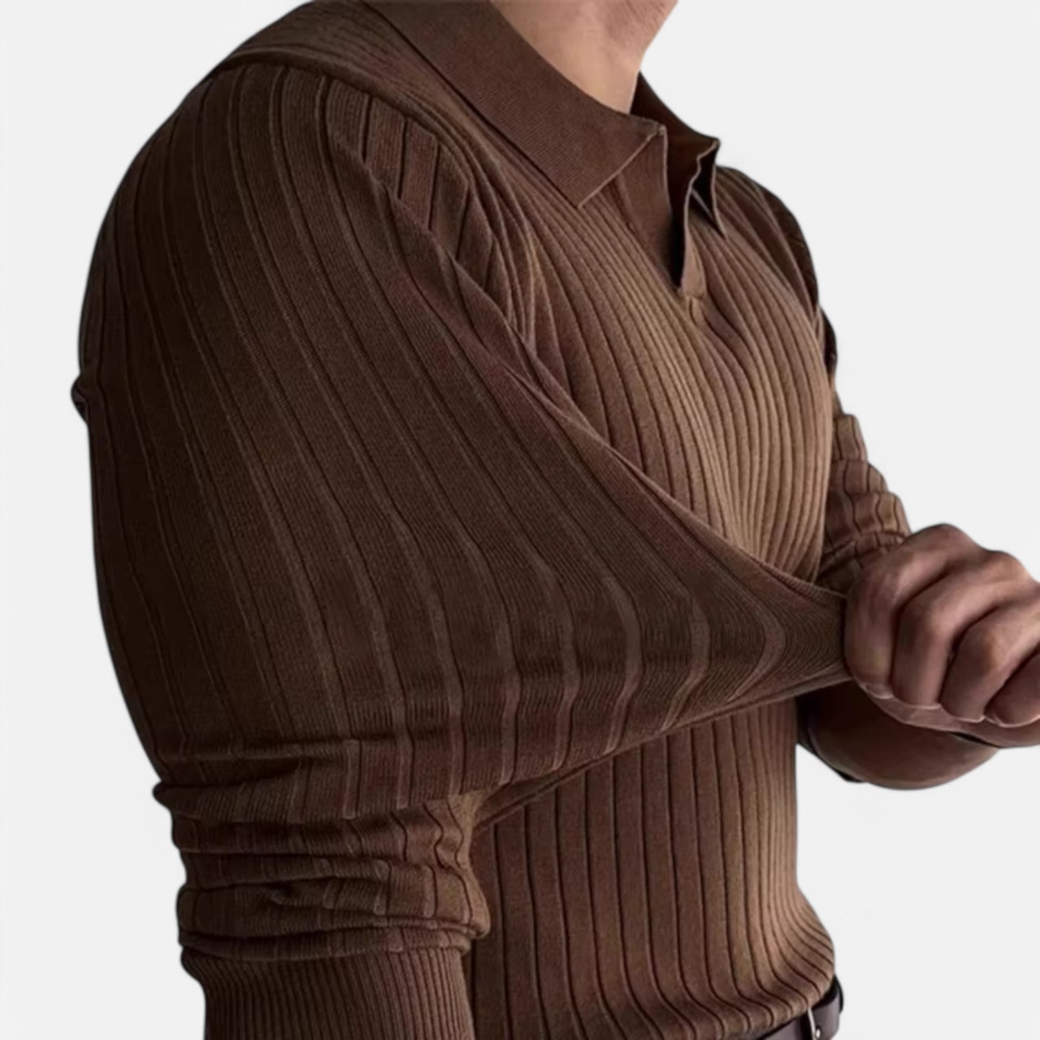 Monacogents | Striped Knit Polo