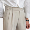 Men's Cropped Trousers – British-Inspired, Wrinkle-Free Elegance