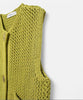 Monacogents | Chunky Knit Sleeveless Cardigan