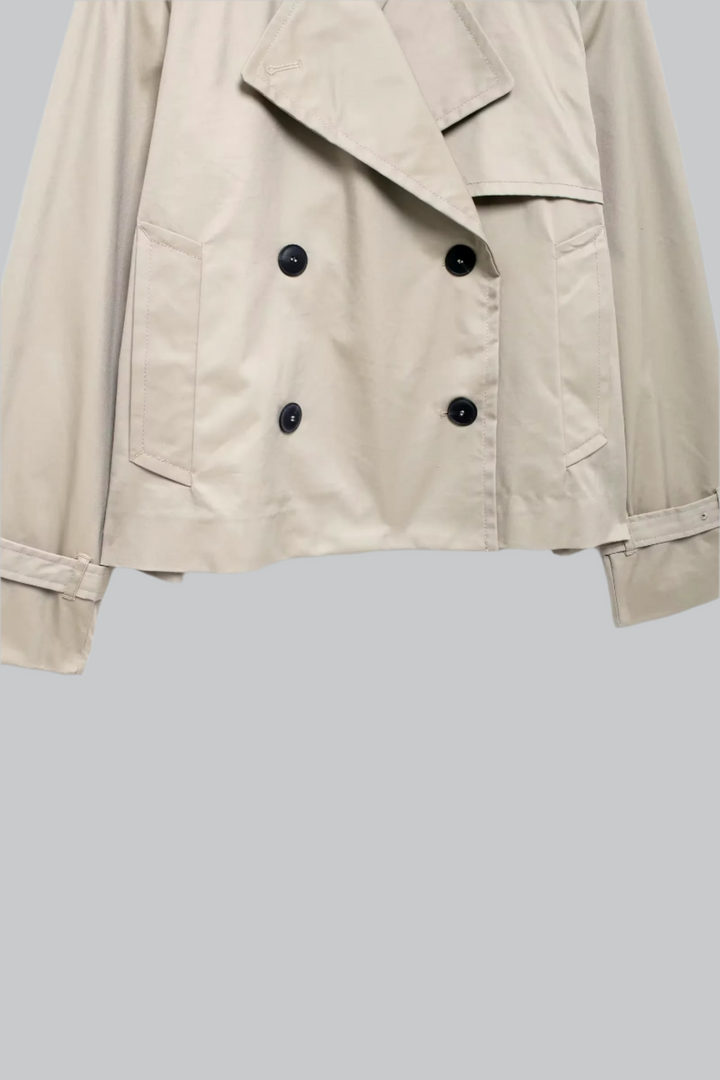 Sienna - Double-Breasted Cropped Jacket